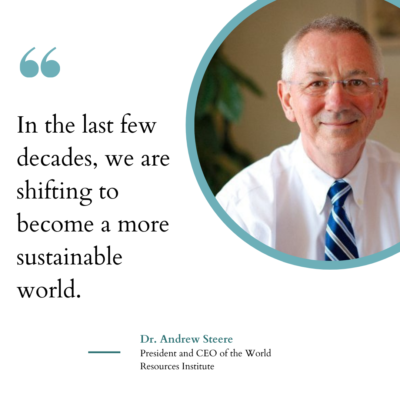 Earth’s Sustainability, Progress Towards 2030 Agenda & Lessons Learned from Today: Dr. Andrew Steer