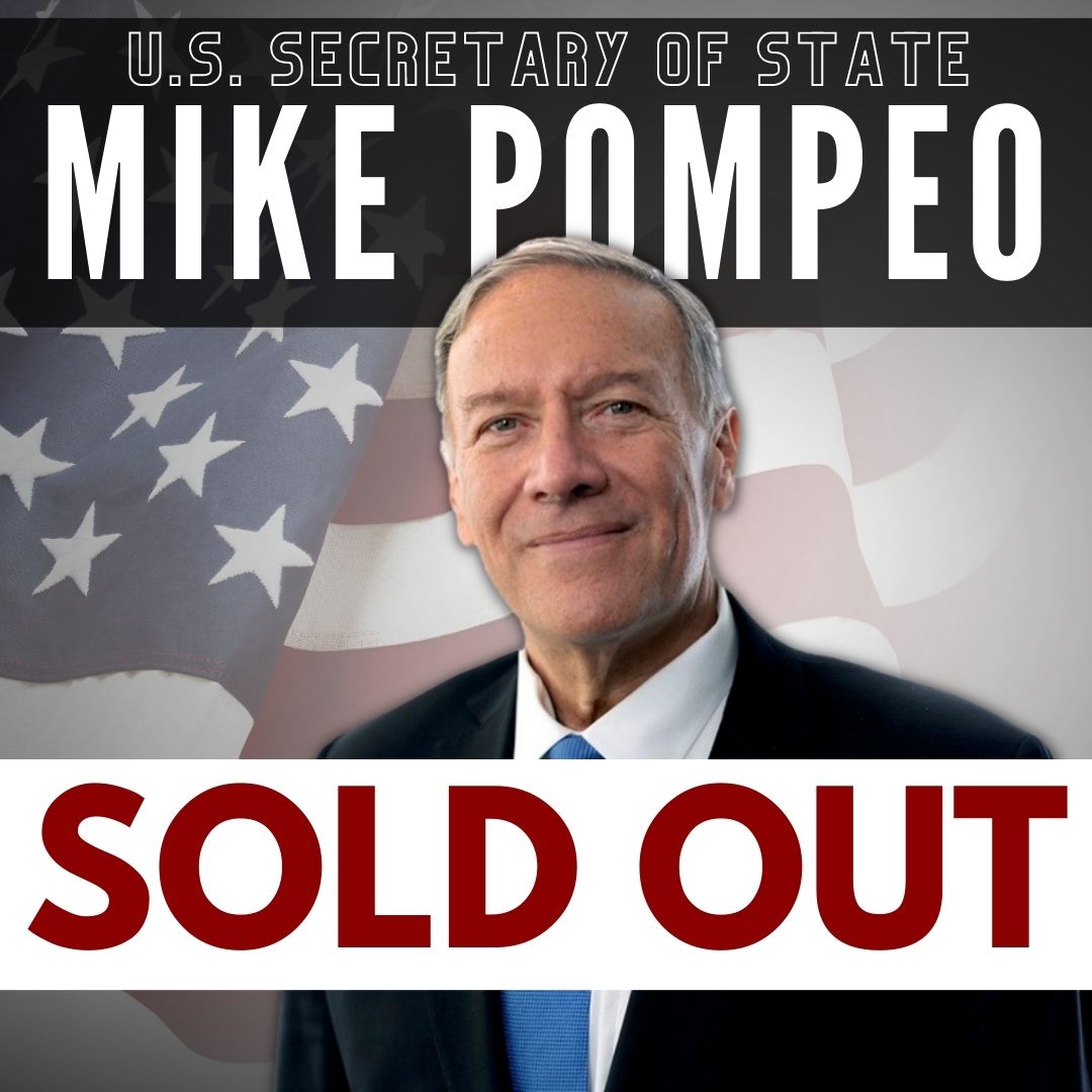 SOLD OUT – 70th Secretary of State Mike Pompeo: Fighting for the America I Love