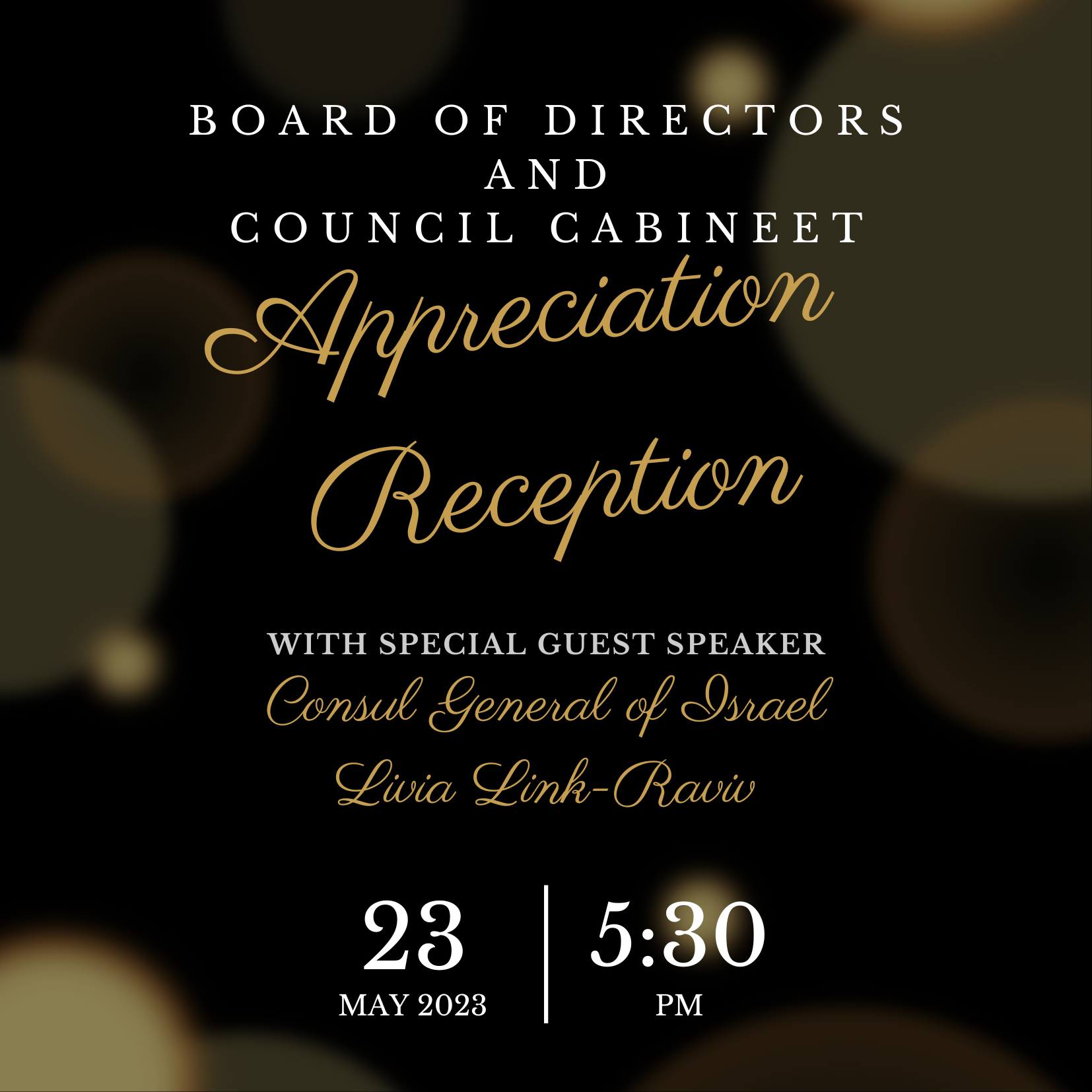 Board of Directors and Council Cabinet Reception