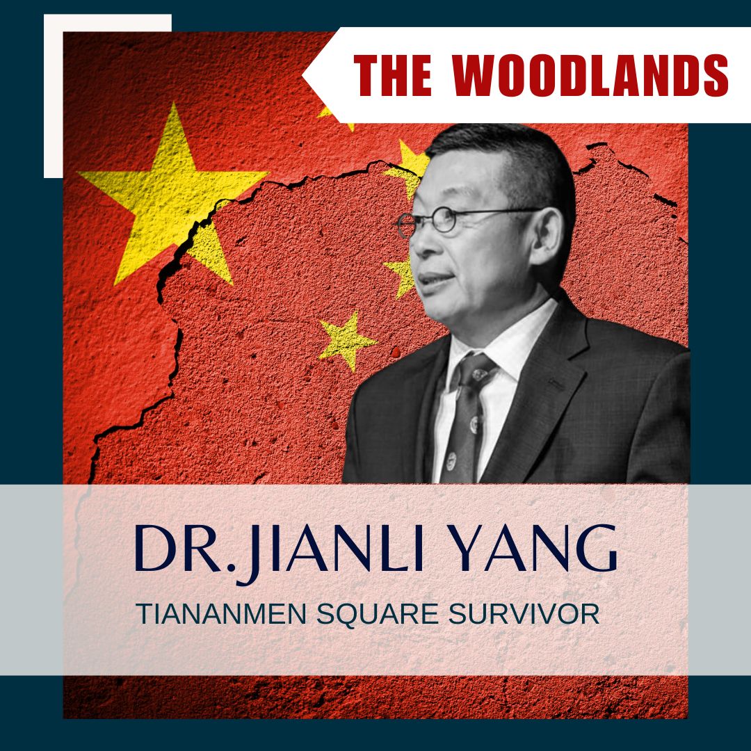 The Woodlands – Chinese Dissident & Tiananmen Square Survivor Jianli Yang on Human Rights & Repression Under the CCP